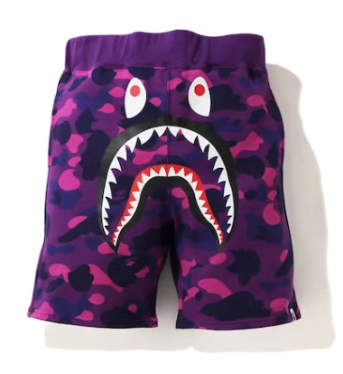 Bape Camo Shark Sweart Shorts