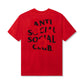 Anti Social Social Club Seeing the Feeling Red Tshirt