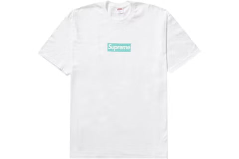 Supreme X Tiffany box logo tshirt