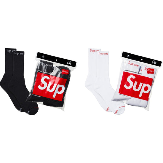 Supreme Hanes Socks 2pk